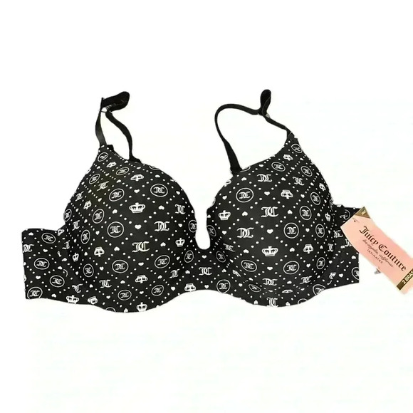New Juicy Couture Lightly Padded Bra Size 36C - Picture 1 of 4